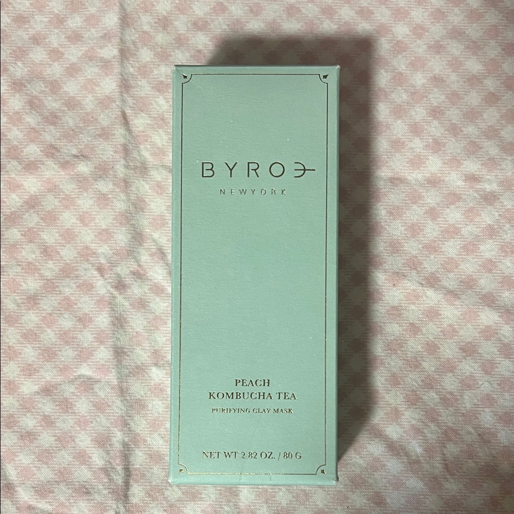 BYROE New York Peach Kombucha Tea Purifying Clay Mask - Green